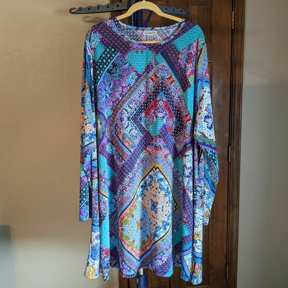 Alice & You Plus Swing Trapeze Dress 28W